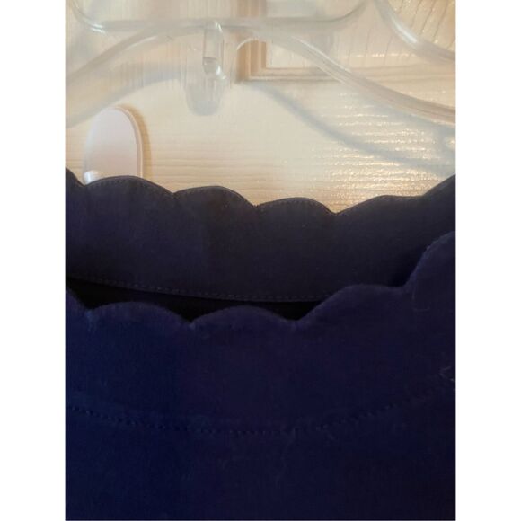 Talbots Scalloped Neck SS Tee M - Picture 4 of 9